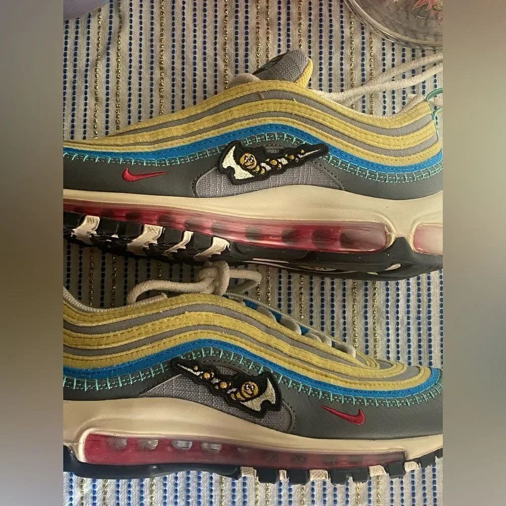 Nike Air Max 97 SE GS Air Sprung Multi Junior Kids Women 5.5Y Casual DN4381-001